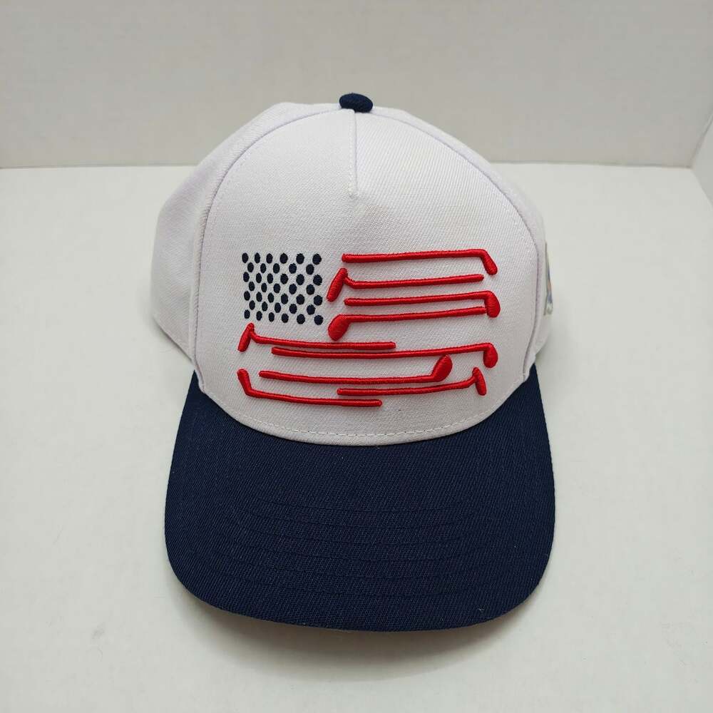 Barstool Golf Ryder Cup 2025 USA Flag Golf Club Snapback Hat